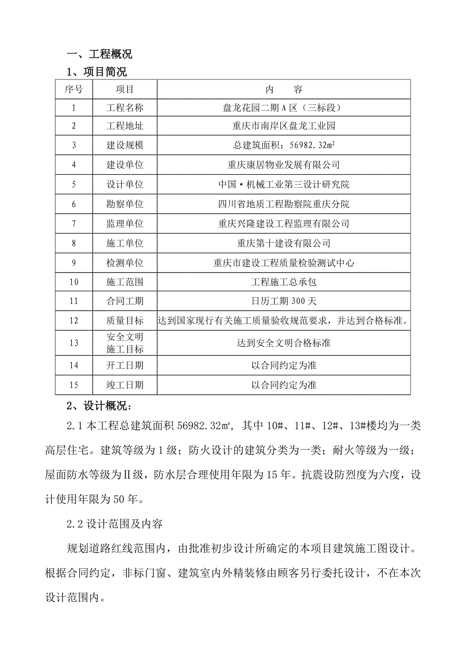 重庆某高层剪力墙结构住宅楼基础工程施工方案(人工挖孔桩、附示意图)_第2页