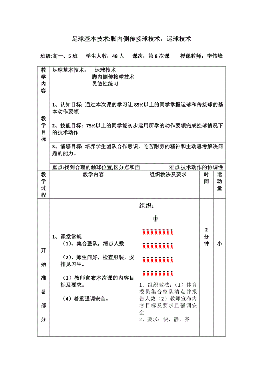 足球基本技术脚内侧传接球技术运球技术.docx_第1页