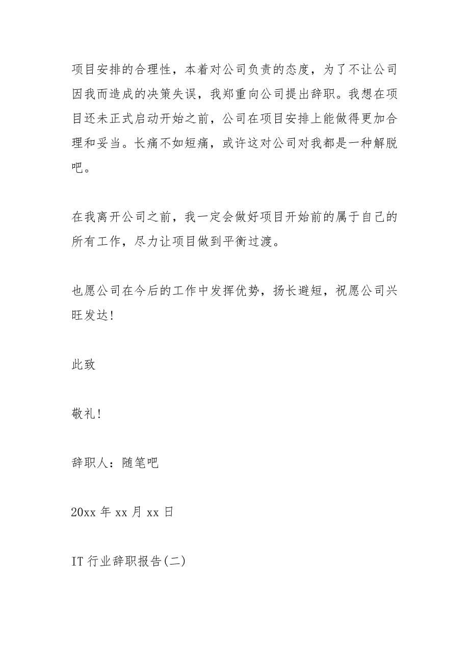 it行业辞职报告.docx_第5页