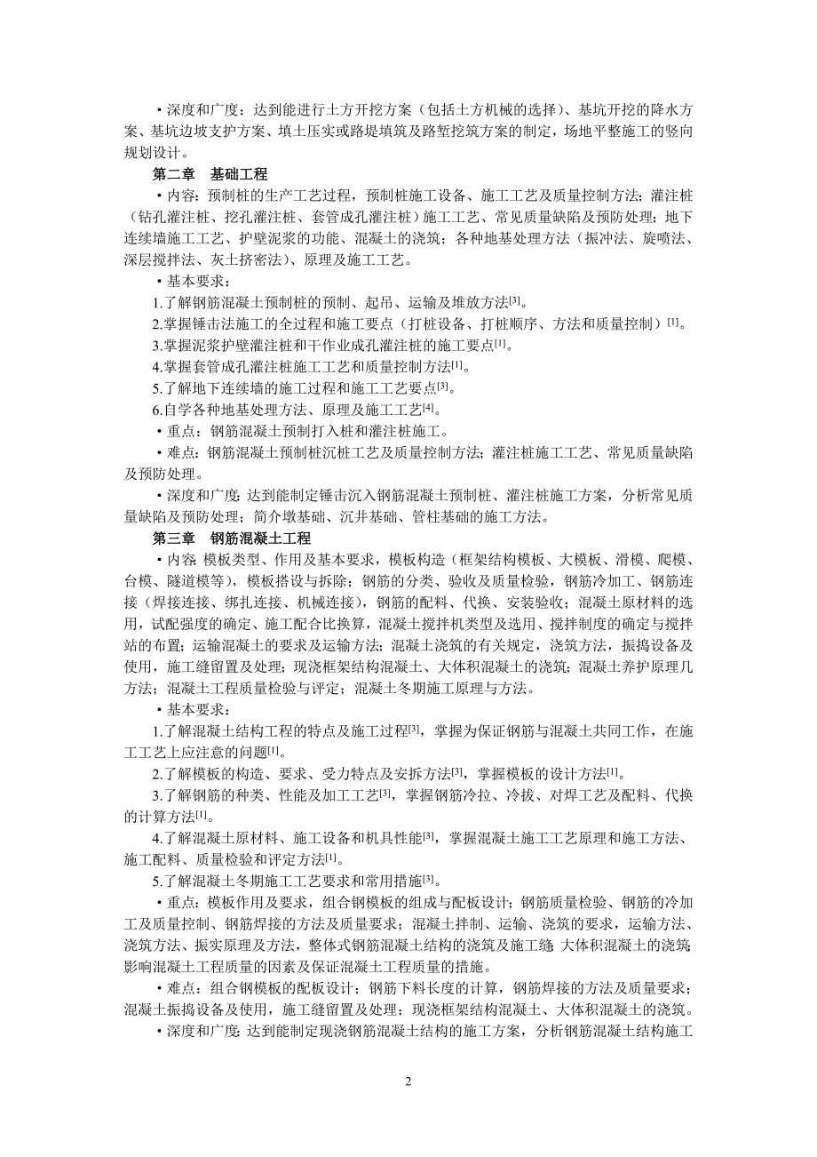 精品资料（2021-2022年收藏）教学大纲西安建筑科技大学_第2页