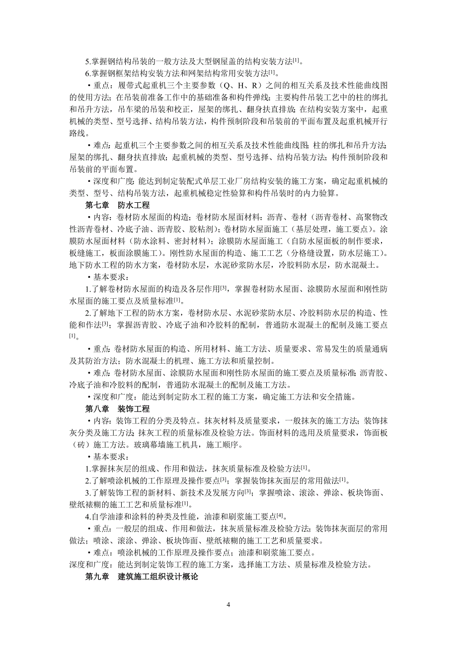 精品资料（2021-2022年收藏）教学大纲西安建筑科技大学_第4页