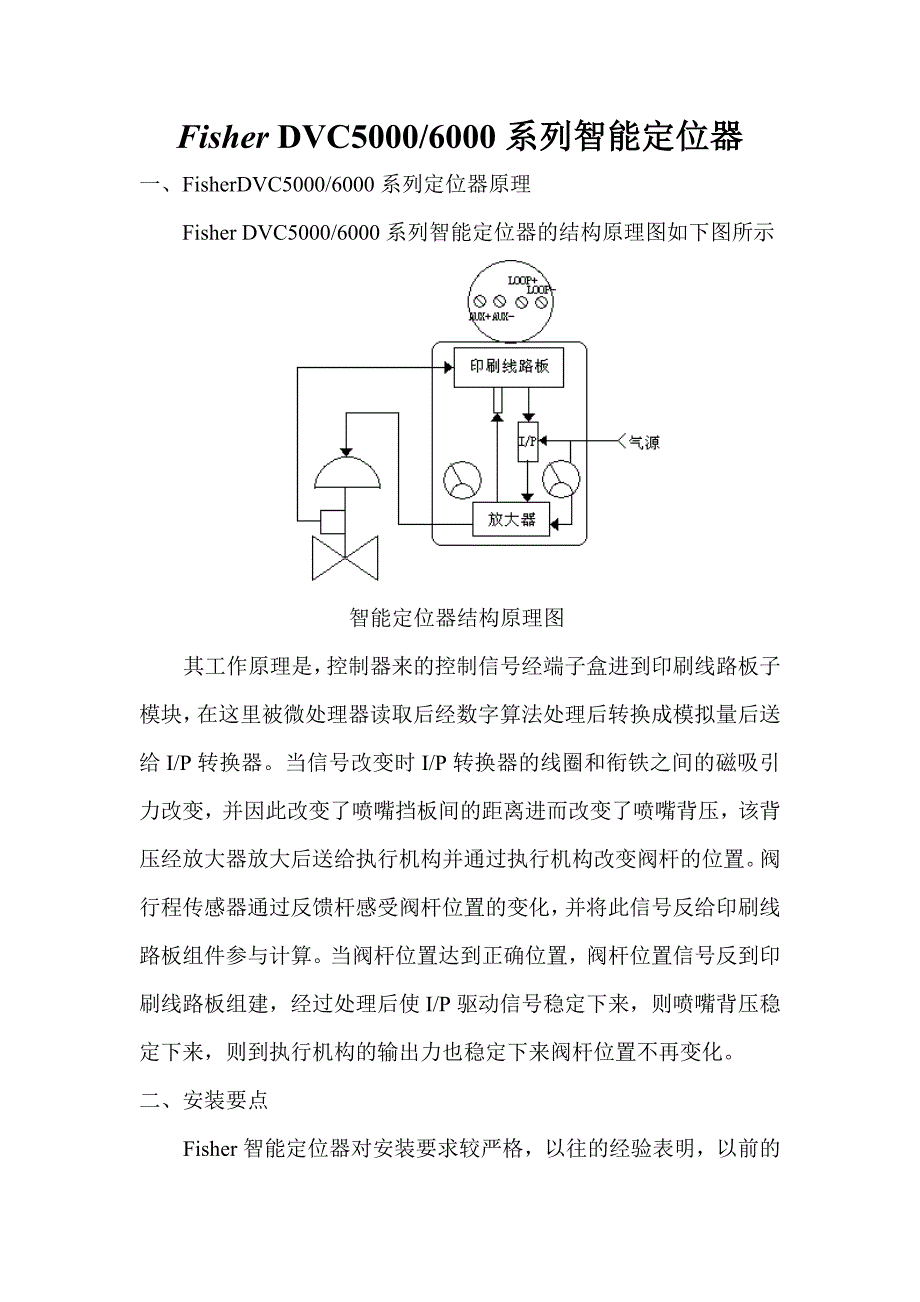 Fisher DVC6000系列智能定位器.doc_第1页