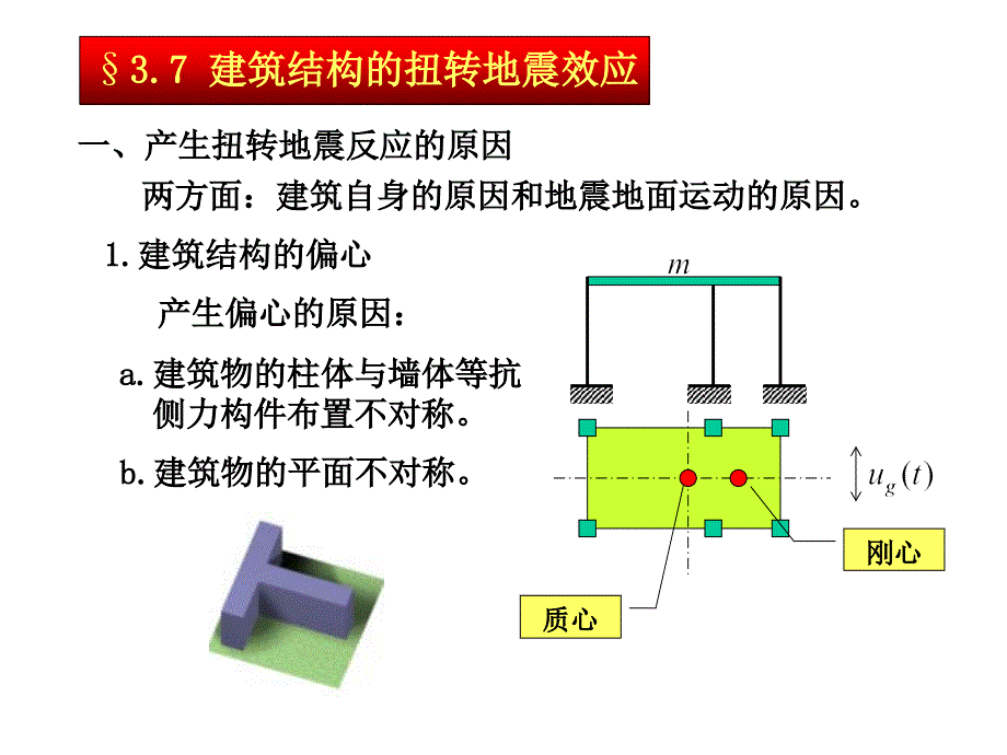 建筑结构抗震设计：第3章-地震作用和结构抗震验算6_第1页