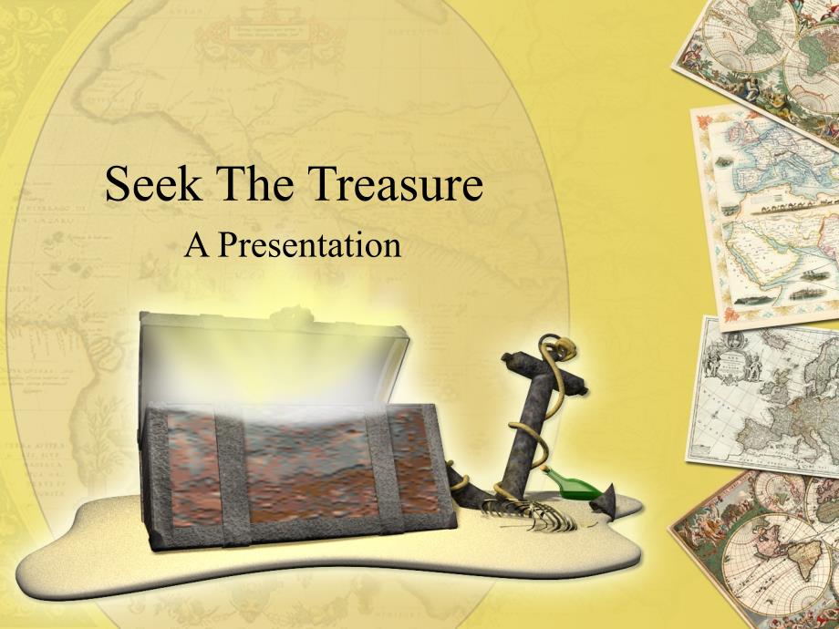 精品ppt模板PPT素材seekthetreasure024_第1页