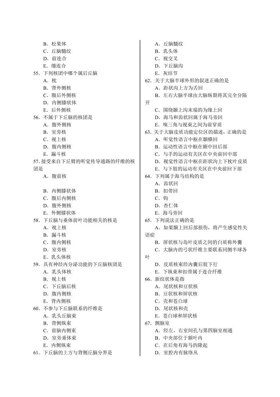 第十六章神经系统总论(第十七章) (2).doc_第5页