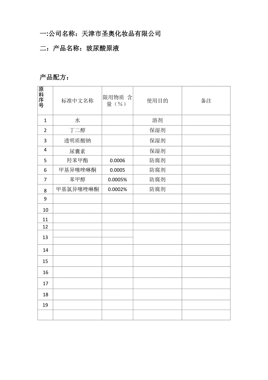 配方表参考模板_第1页