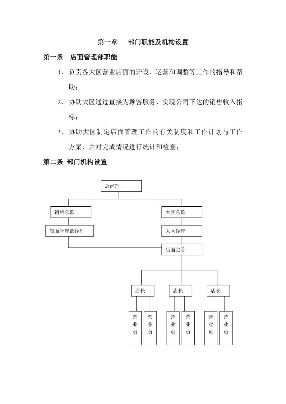 销售店面管理工作手册_第5页