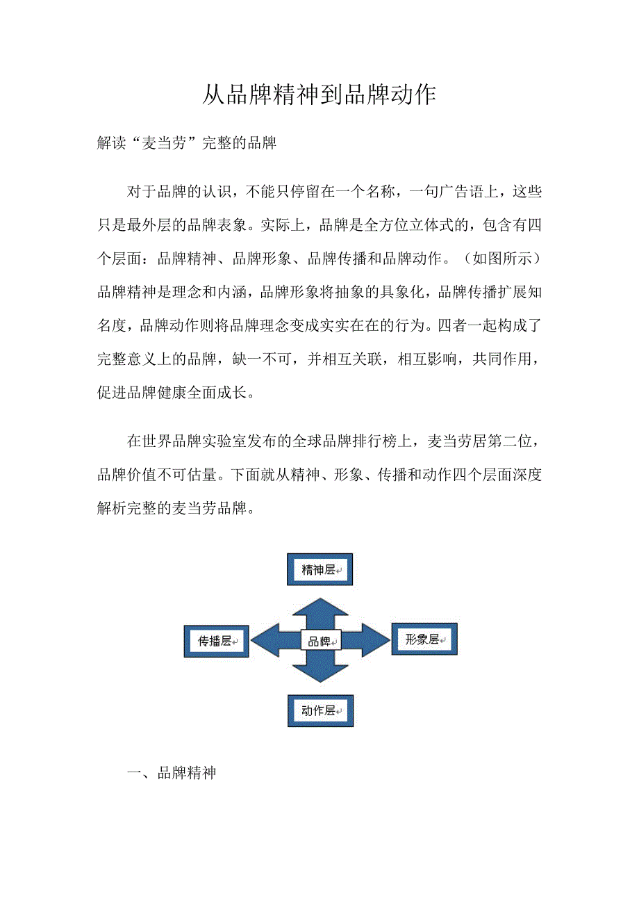 从品牌精神到品牌动作.doc_第1页