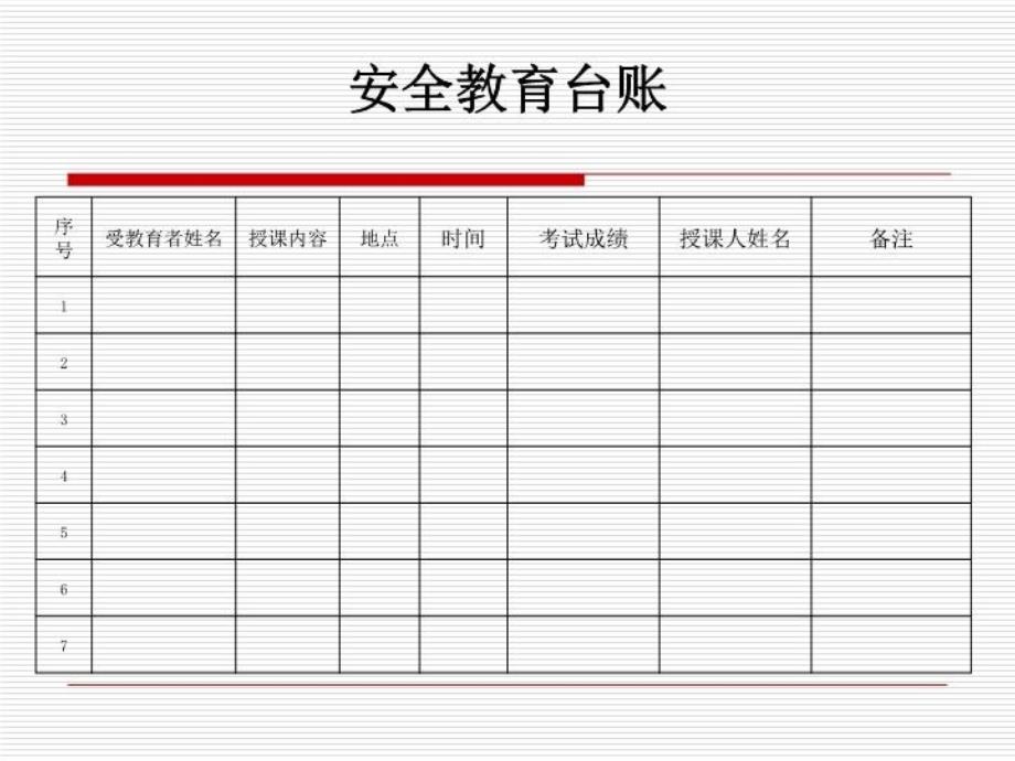 最新安全七大台帐ppt课件_第4页