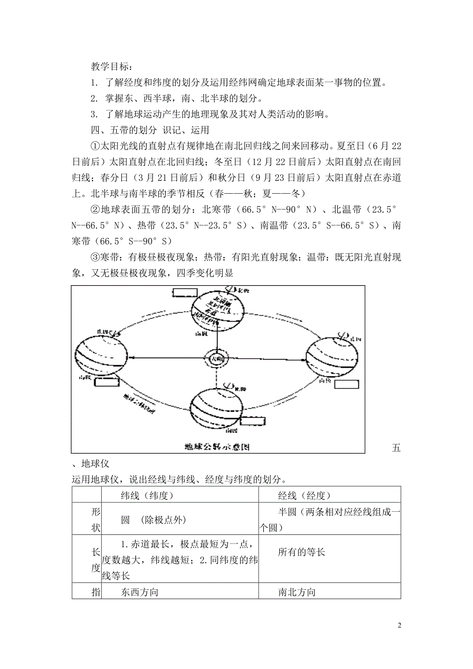 2014年（新版）湘教版八年级下册地理会考复习教案.doc_第2页