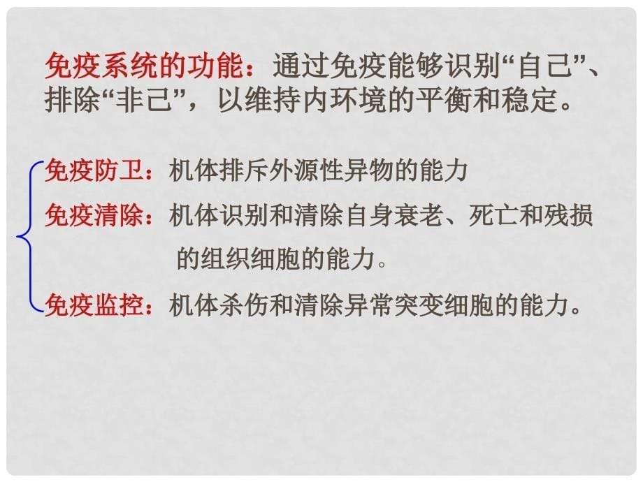 湖南省茶陵县高中生物 第二章 动物和人体生命活动的调节 2.4 免疫调节2课件 新人教版必修3_第5页