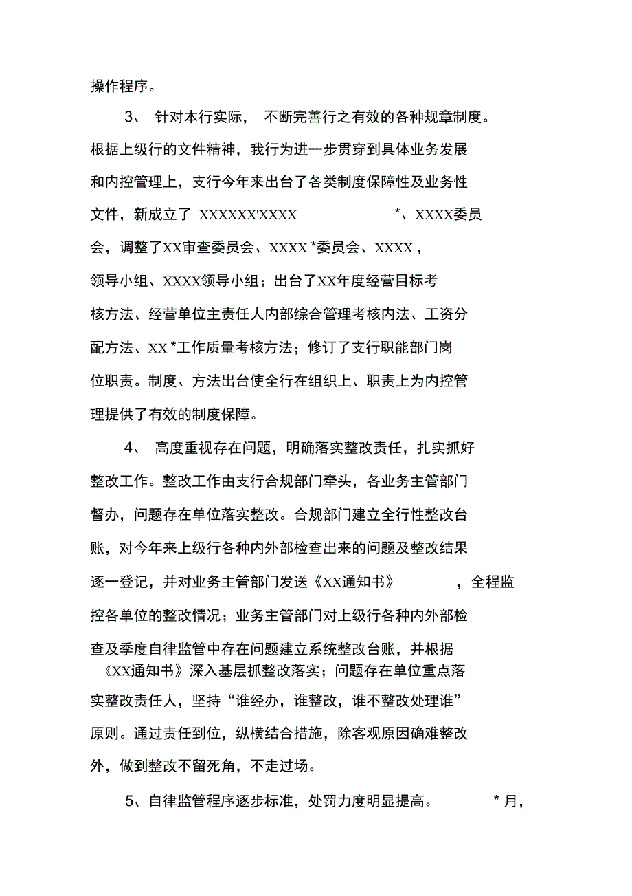 银行支行内控管理情况报告_第3页