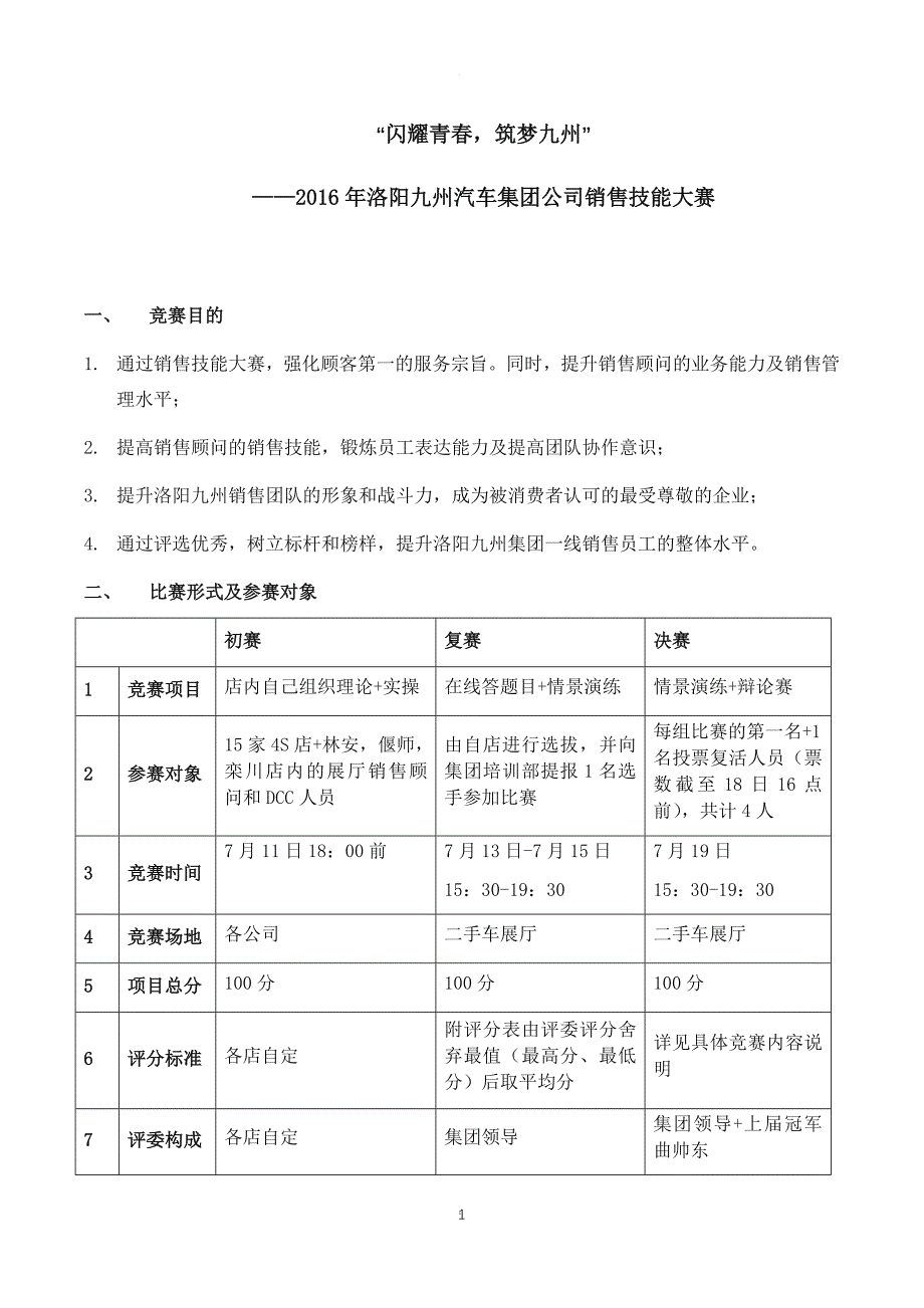 销售技能大赛方案最终版.doc_第1页