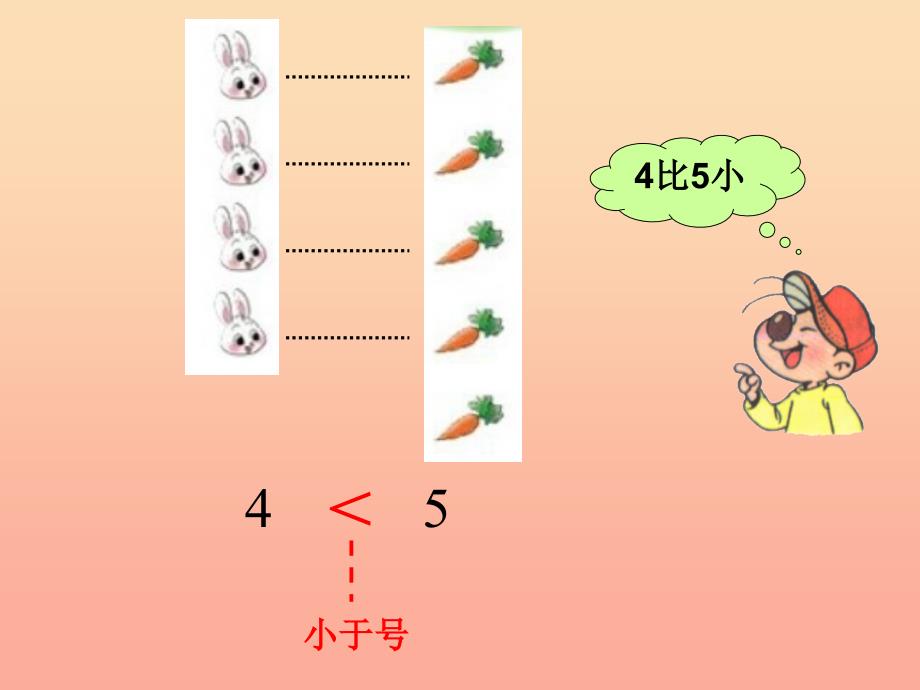 2019秋一年级数学上册第二单元动物乐园课件2北师大版.ppt_第4页