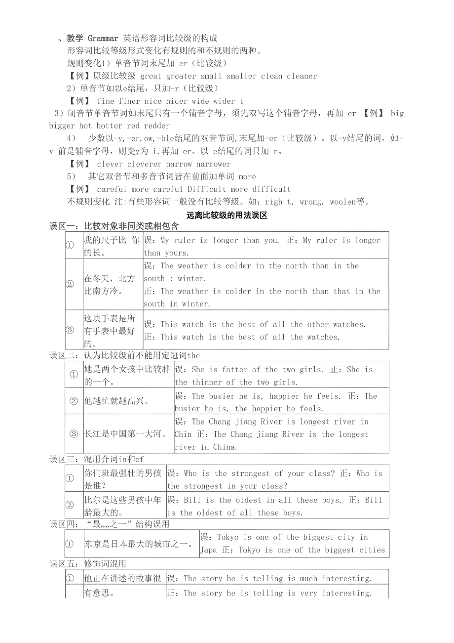 比较级的讲义_第1页