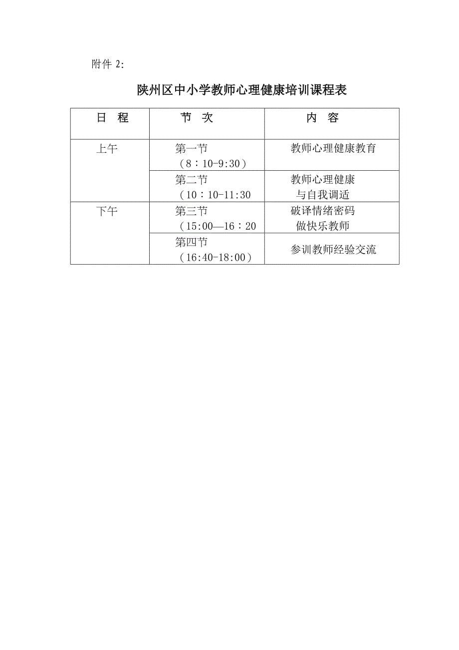 教师心理健康培训方案_第5页