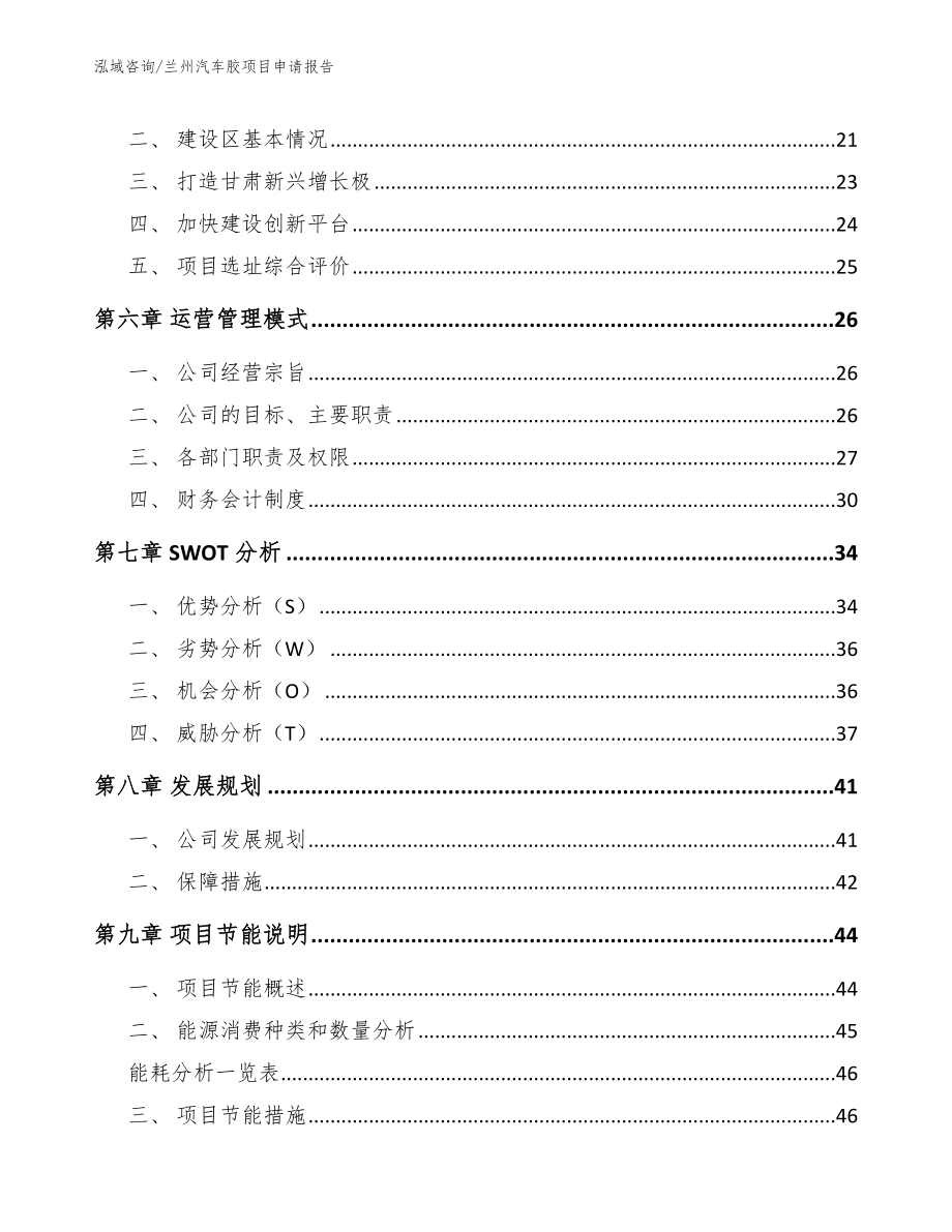 兰州汽车胶项目申请报告_第2页