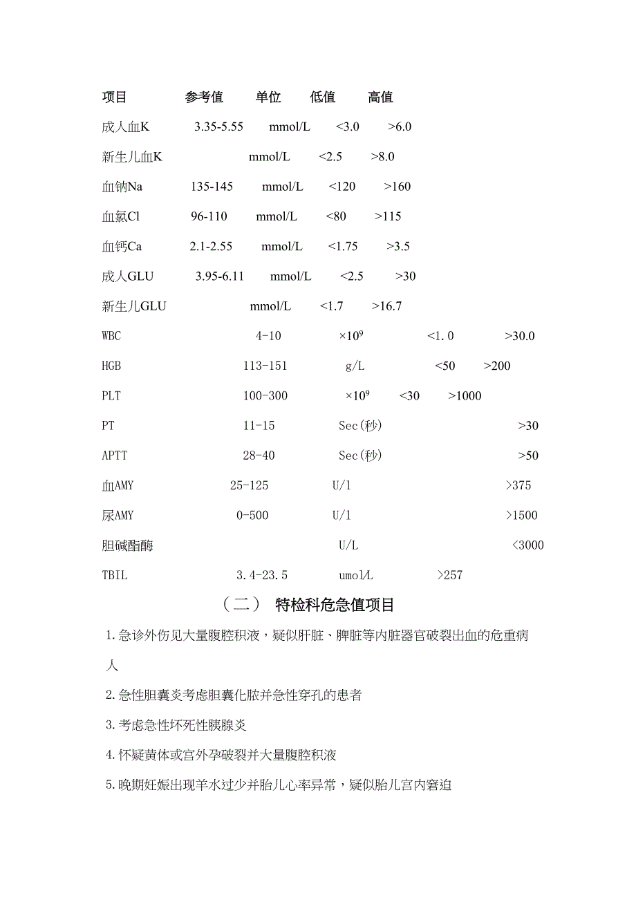 医院危急值报告制度及流程(DOC 7页)_第3页