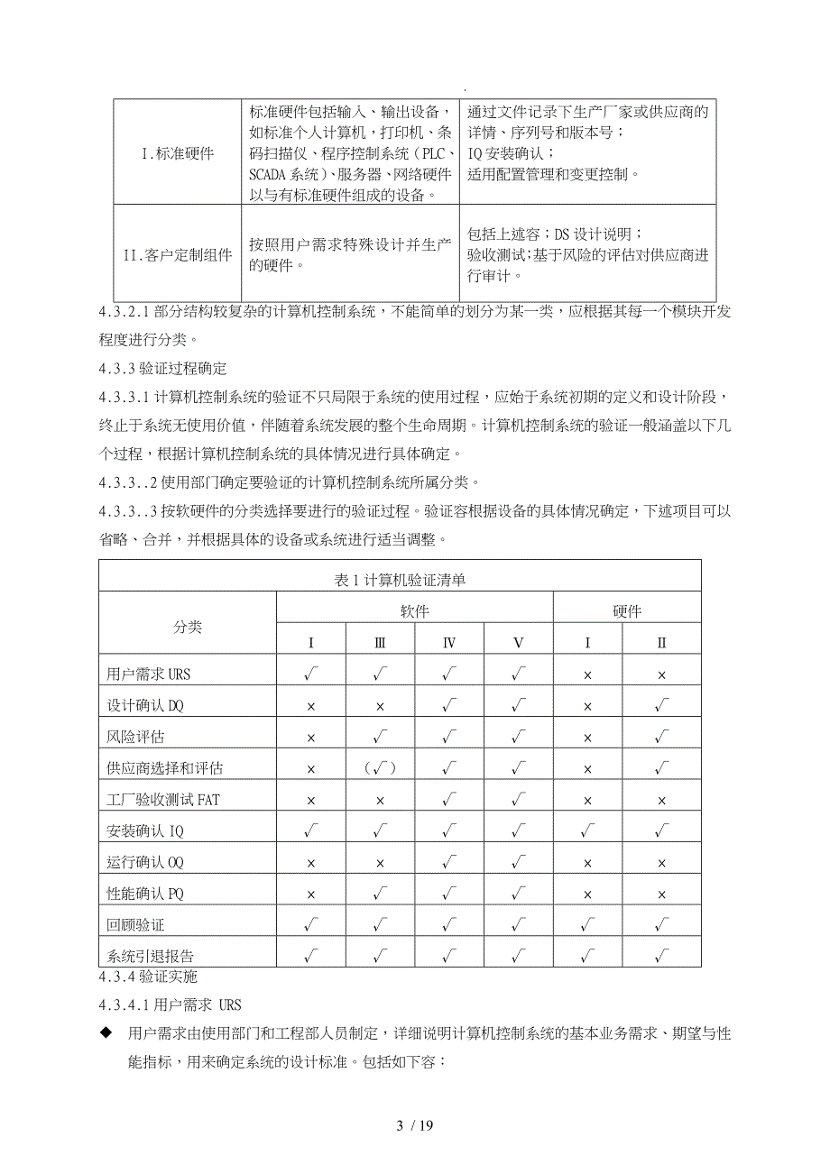 GMP认证计算机化系统验证管理规程完整_第3页