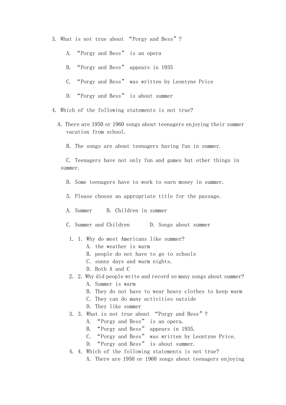 大学英语3第一阶段作业_第2页