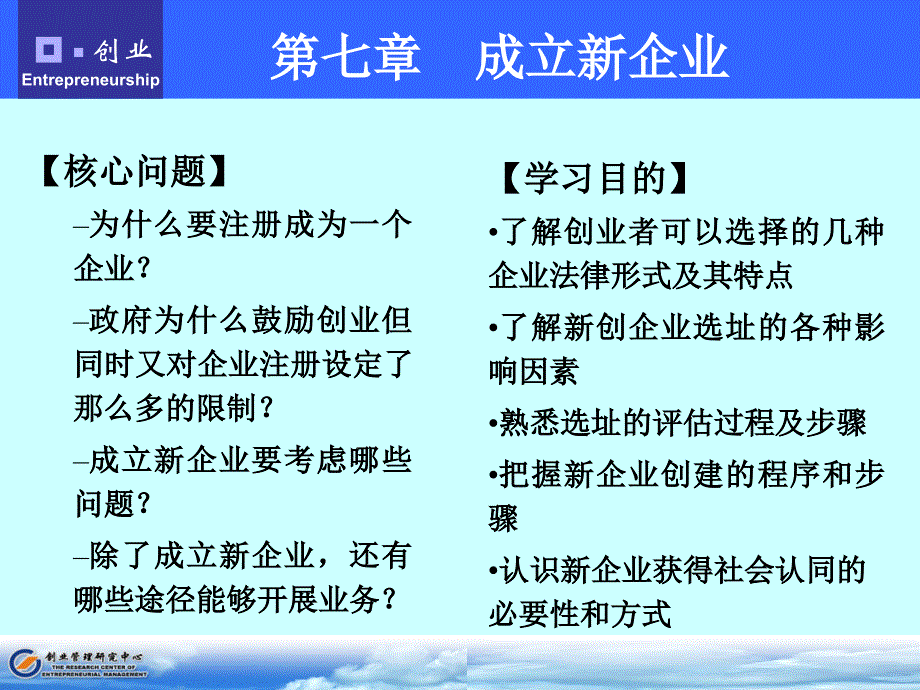 创业管理成立新企业_第1页