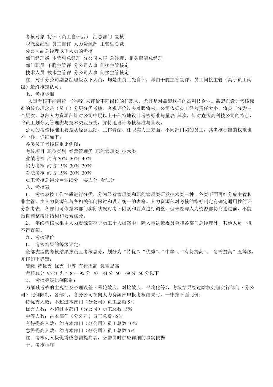 员工绩效考核方案_第2页