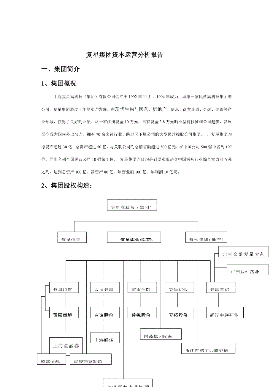 集团资本运营研究报告_第1页