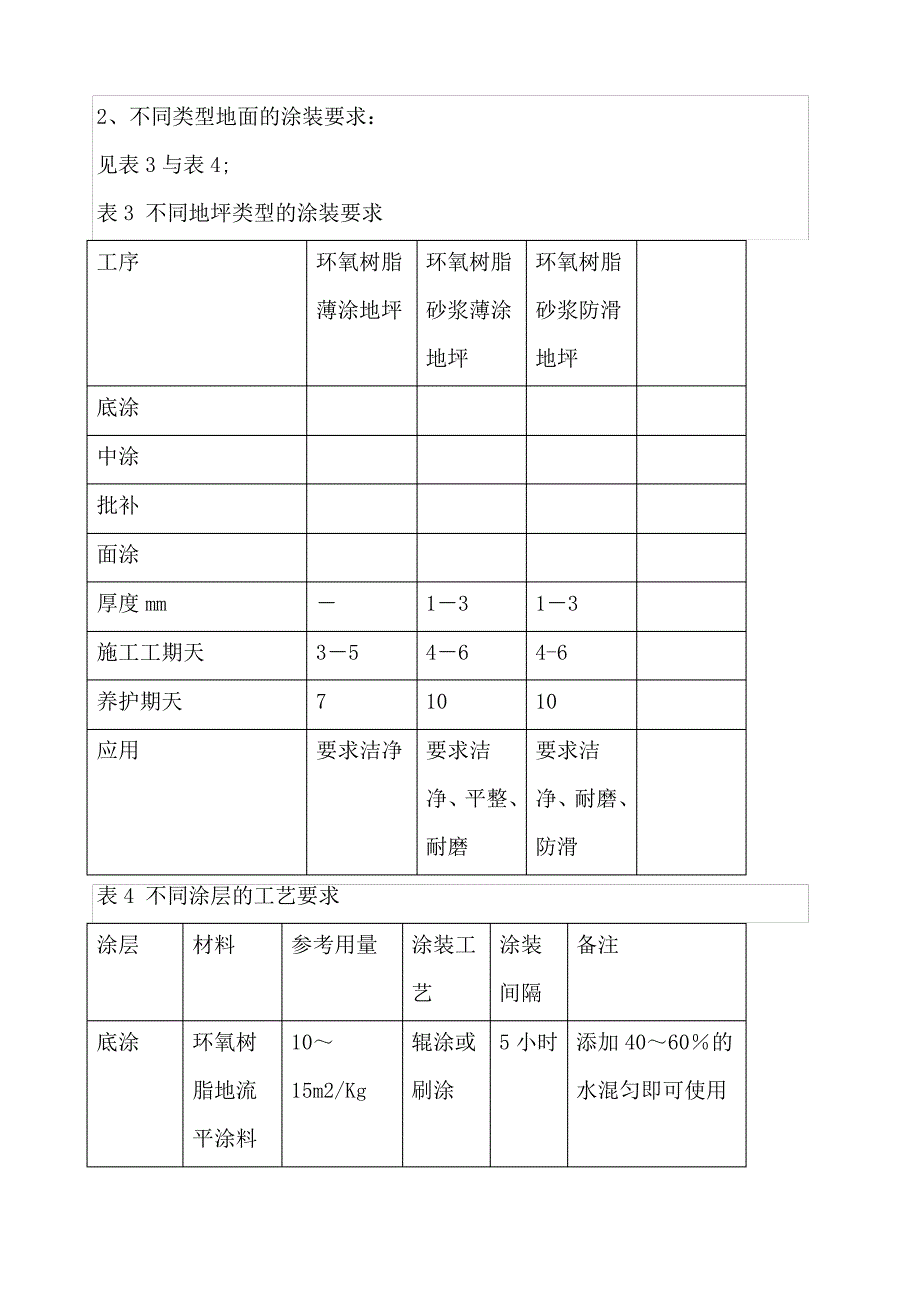 环氧树脂自流平地面施工工艺_1_第4页