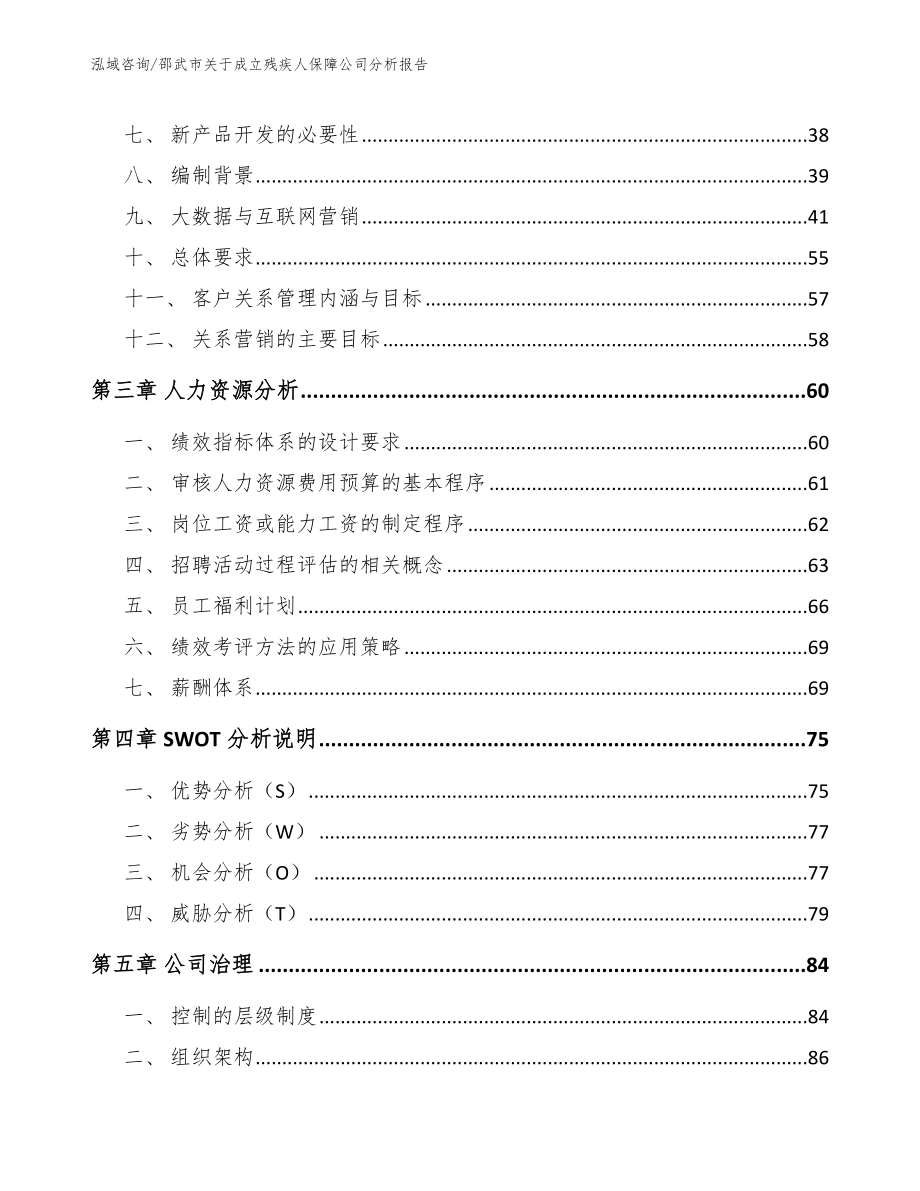 邵武市关于成立残疾人保障公司分析报告【模板参考】_第3页