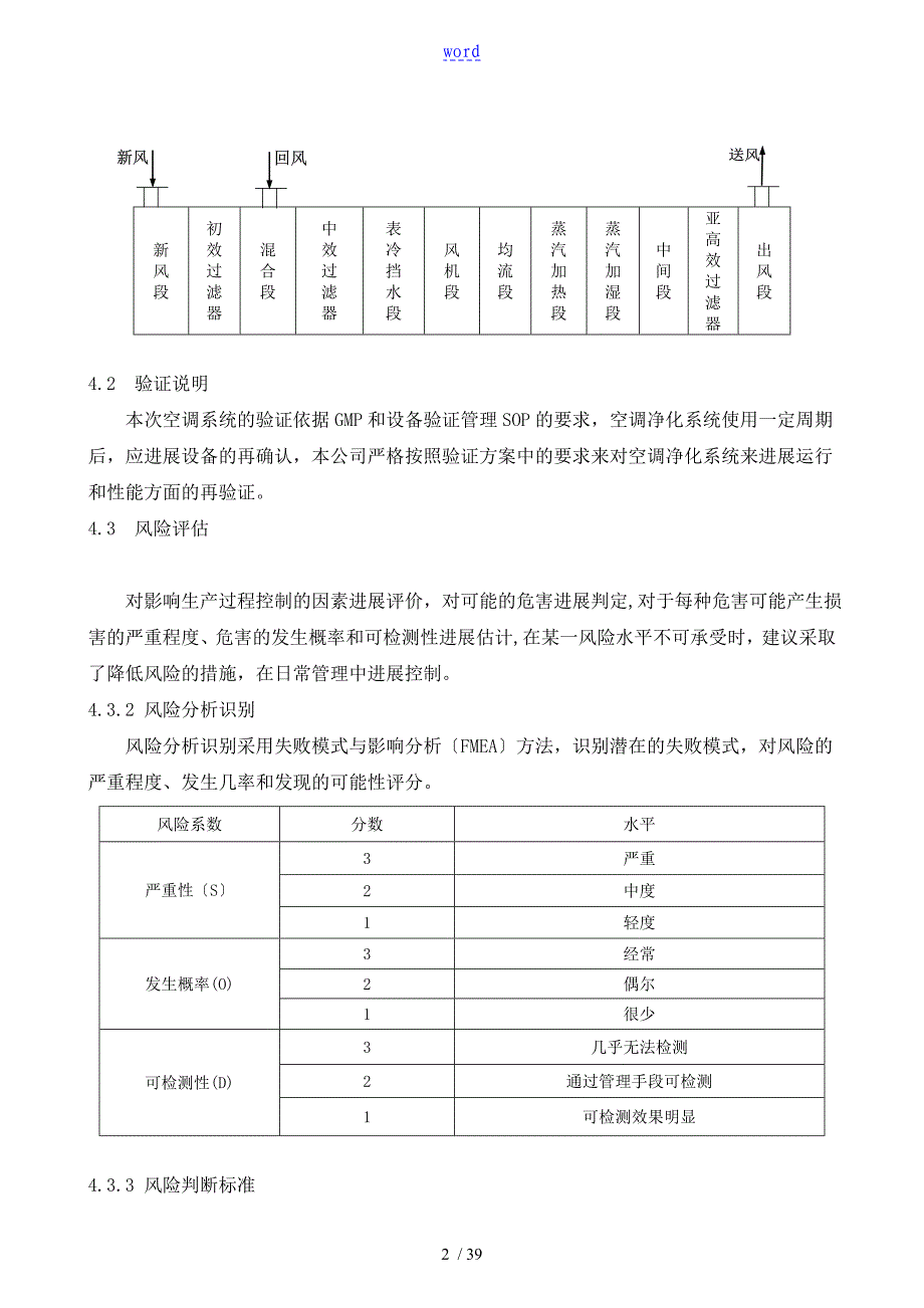 空调净化系统再验证方案设计_第2页