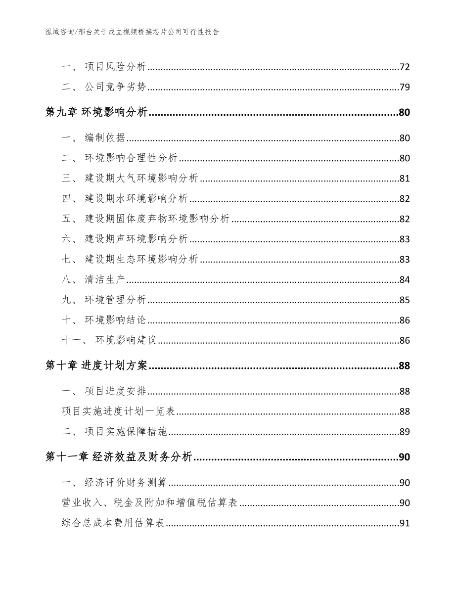 邢台关于成立视频桥接芯片公司可行性报告（范文模板）_第4页