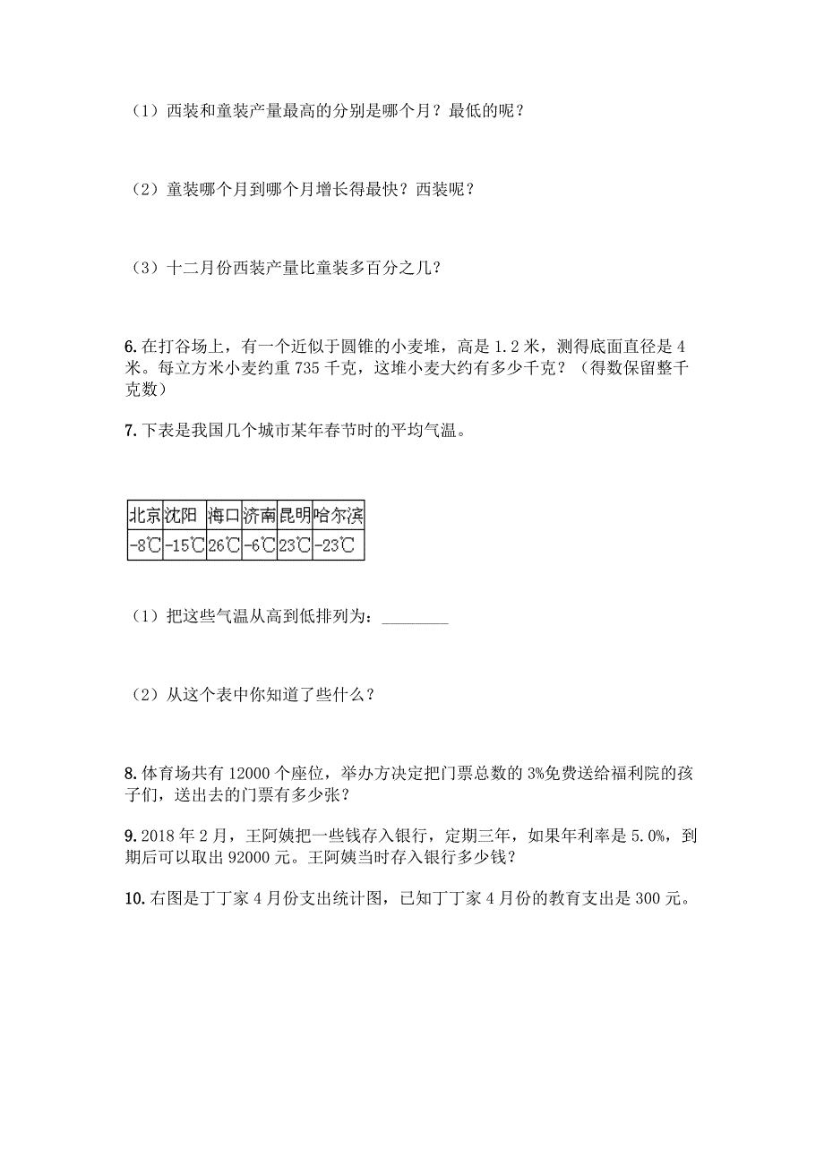 (完整版)小升初六年级下册数学应用题50道加答案(历年真题).docx_第2页