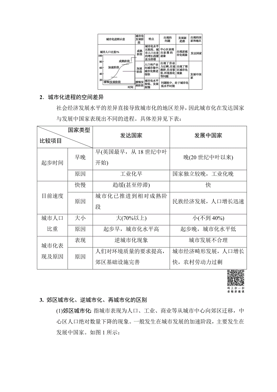 高考地理一轮复习中图版文档：第6章 第2节　城市化　地域文化与城市发展 Word版含答案_第3页