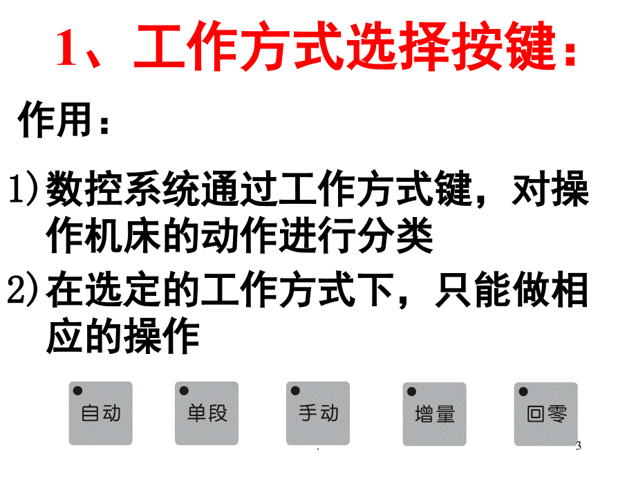 数控铣床操作面板简介课堂PPT_第3页