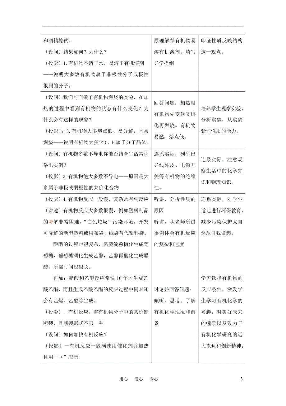 高中化学《认识有机化合物 归纳与整理》教案1 新人教版选修5.doc_第3页