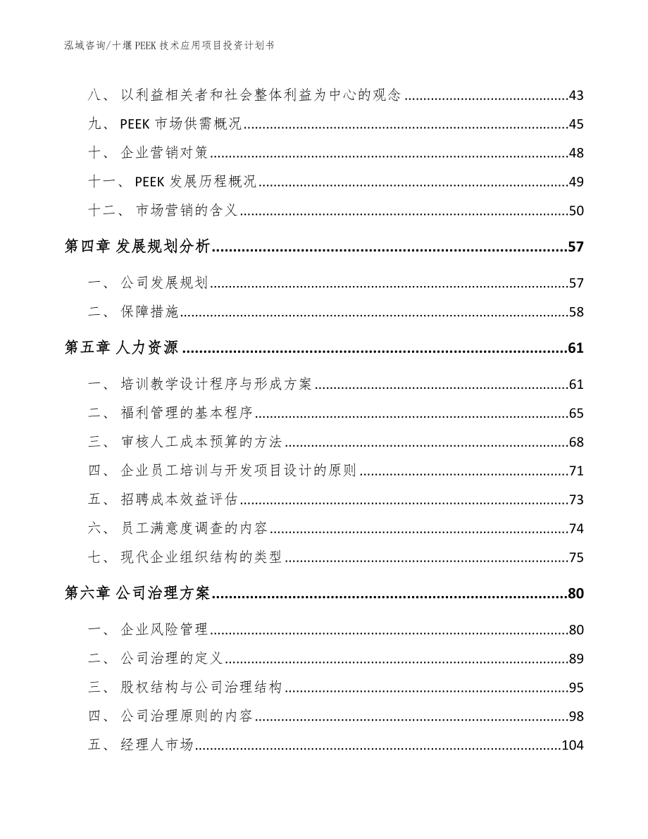 十堰PEEK技术应用项目投资计划书【范文模板】_第2页