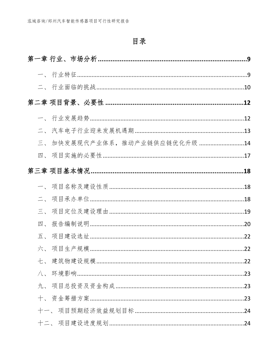 郑州汽车智能传感器项目可行性研究报告模板参考_第2页