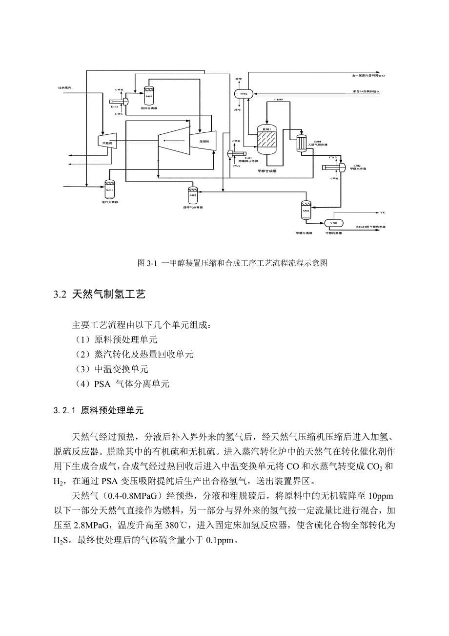 齐齐哈尔大学-甲醇厂毕业实习报告_第5页