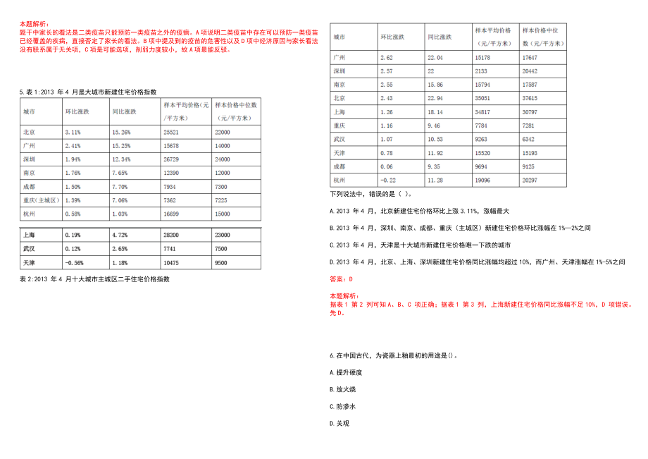 [山东]山东农村信用社2023高校毕业生校园招聘笔试参考题库答案详解_第2页