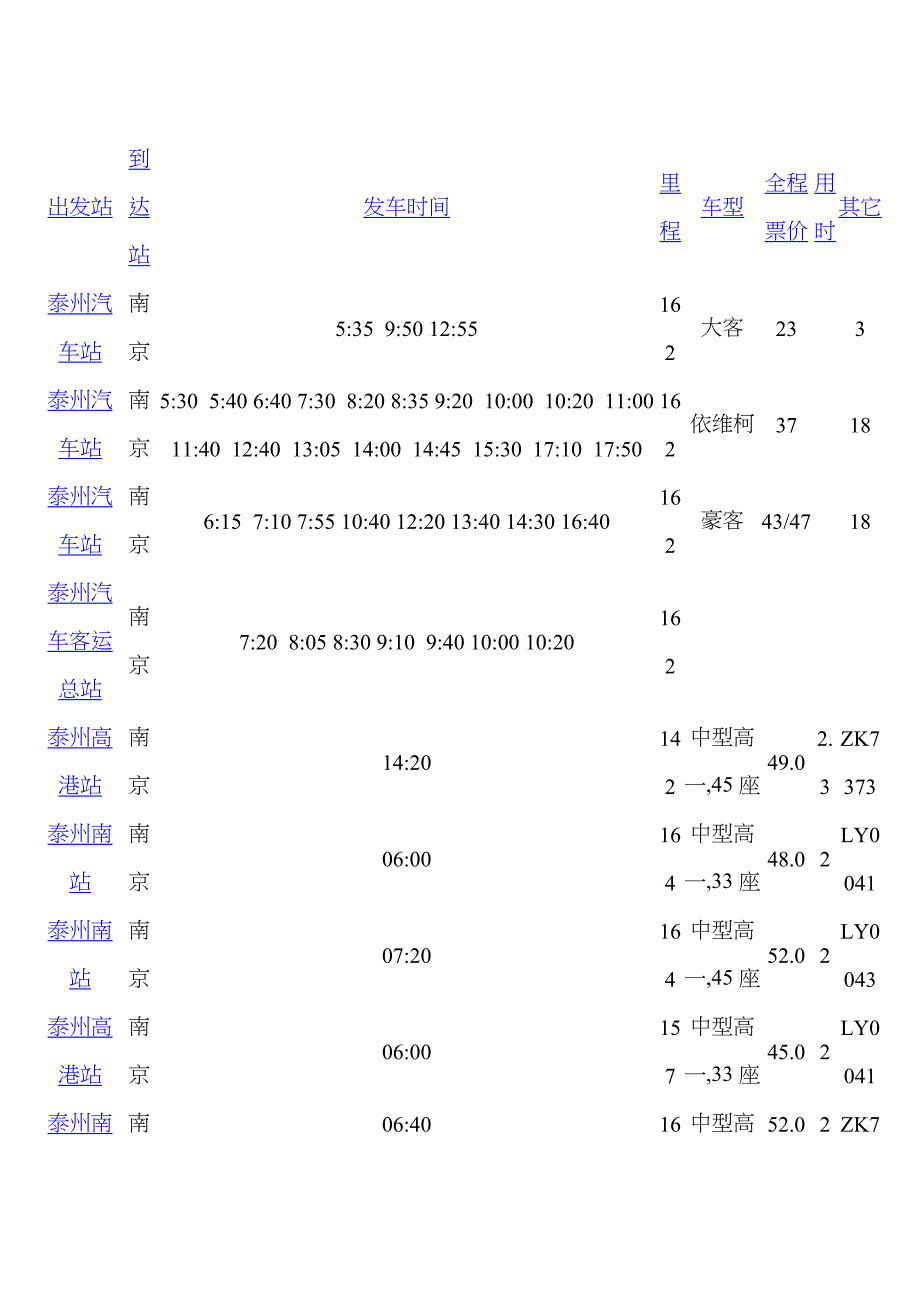 泰州至南京的汽车_第1页