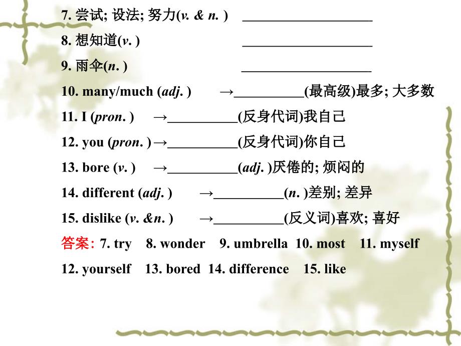 八年级Unit1复习课_第3页