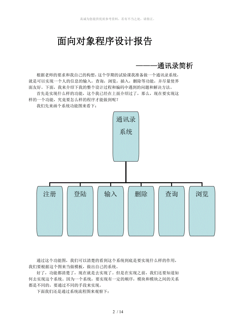 面向对象程序设计试验报告_第2页