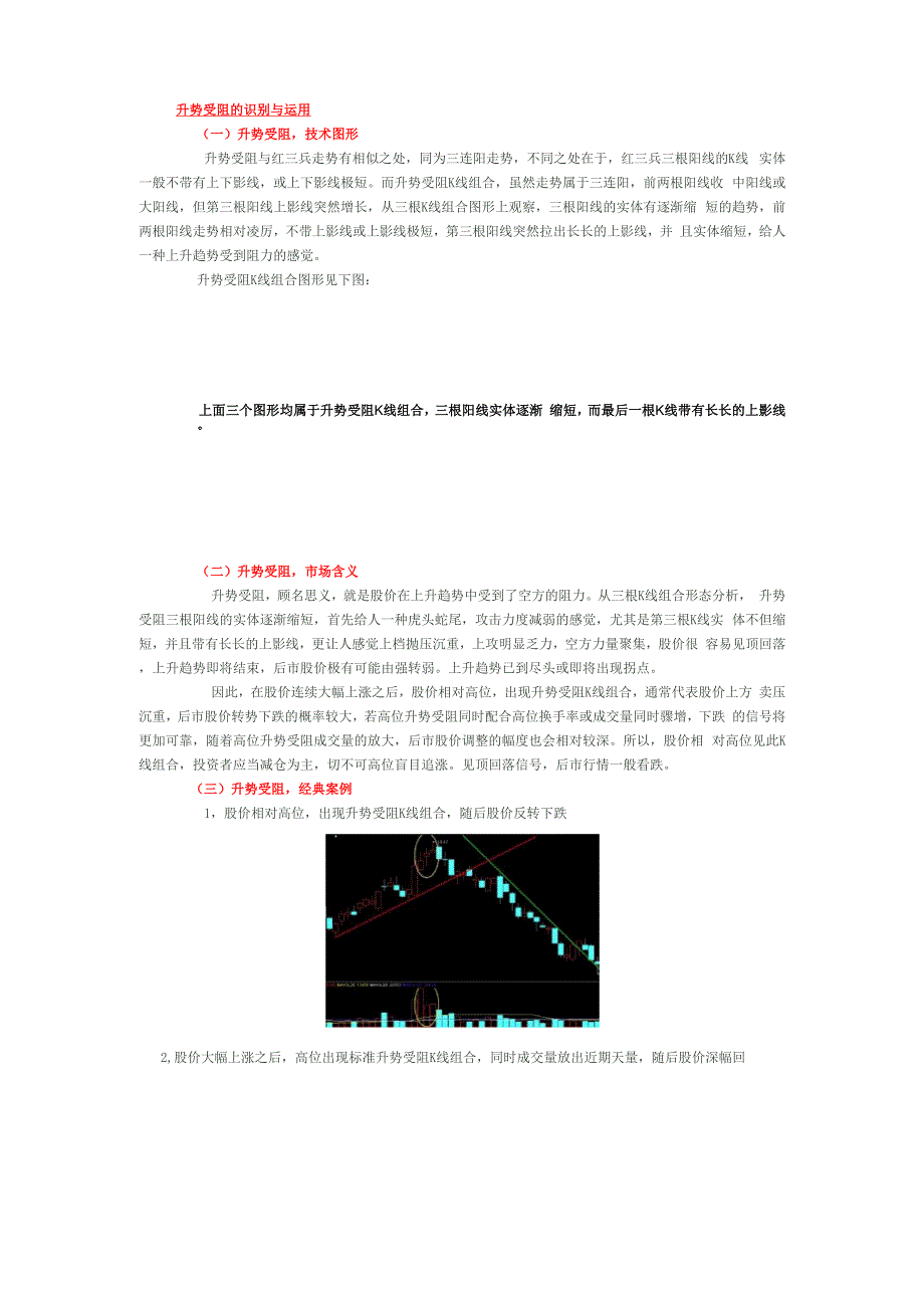 升势受阻的识别与运用_第1页