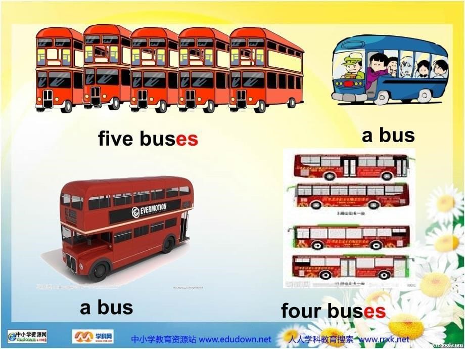 冀教版(一起)二下lesson 26 Cars, buses and bikesppt课件_第5页