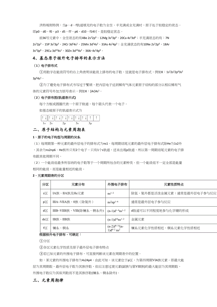 高中化学选修三原子结构与性质讲义及习题学生版(DOC 10页)_第2页