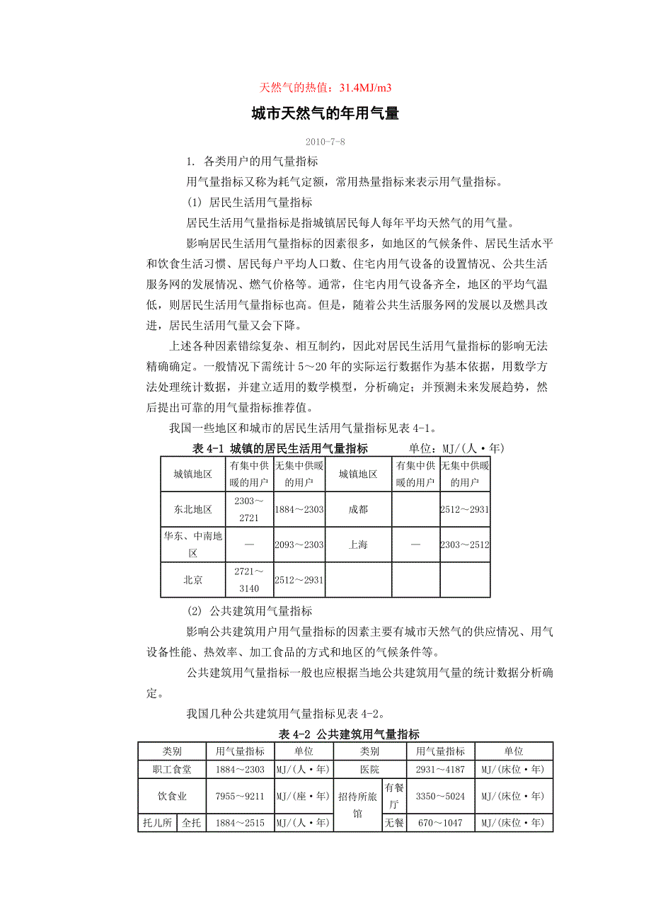 天然气的年用气量估算_第1页