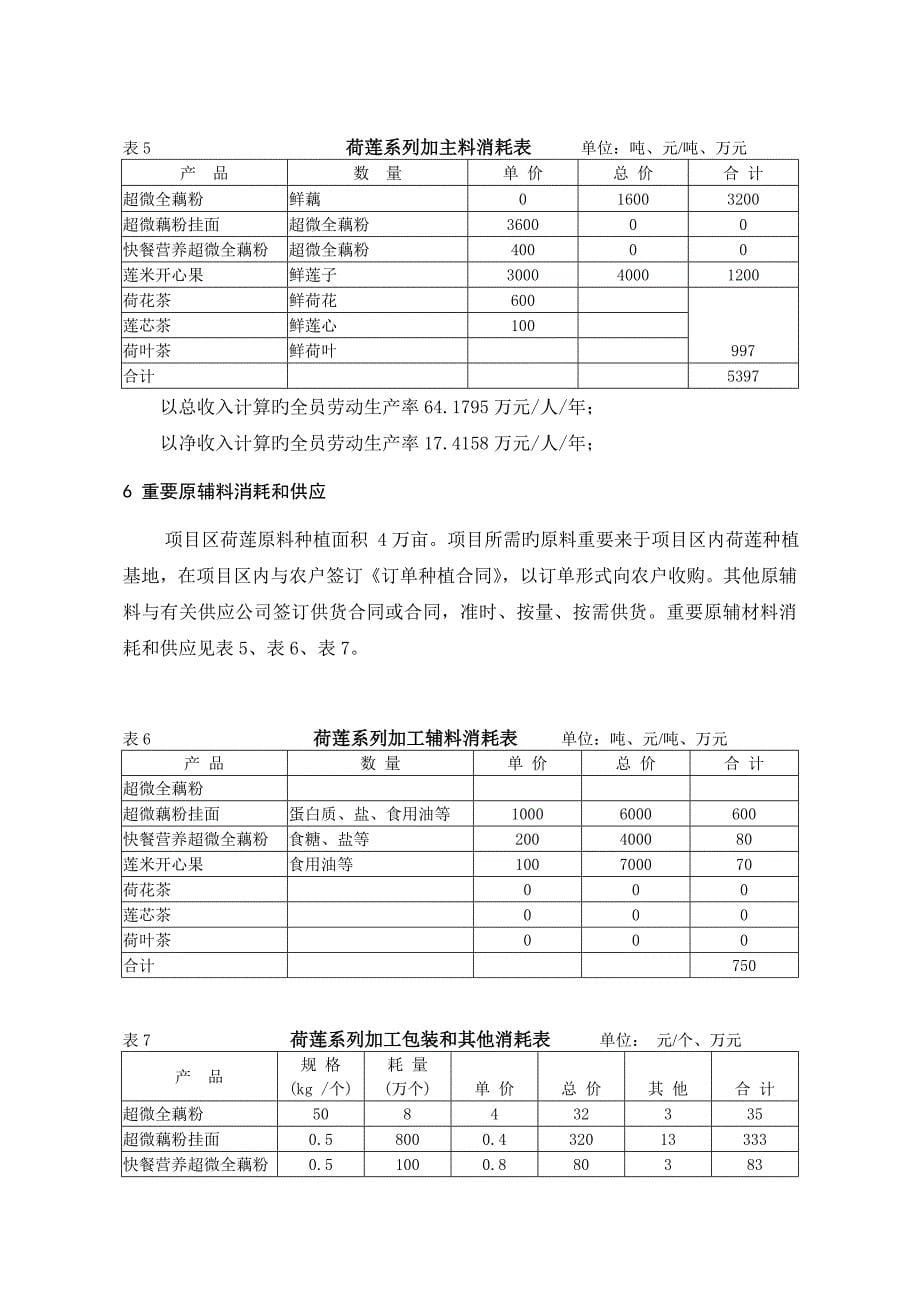 莲藕莲花荷叶产品加工技术设计_第5页