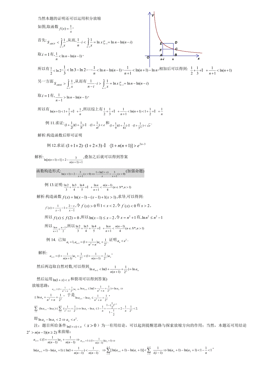 放缩法技巧全总结非常精辟,是尖子生解决高考数学最后一题之瓶颈之精华_第4页