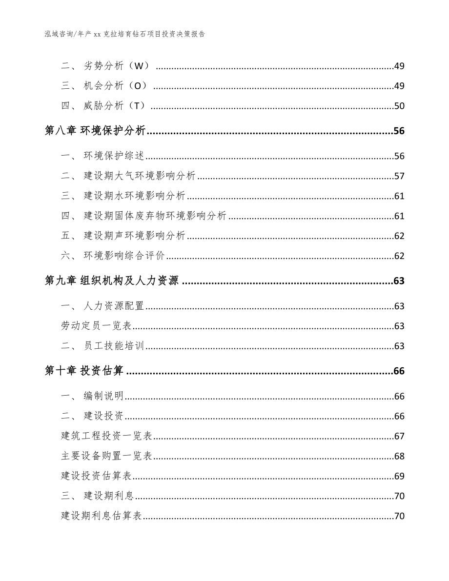 年产xx克拉培育钻石项目投资决策报告_第3页