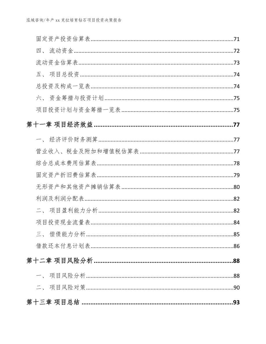 年产xx克拉培育钻石项目投资决策报告_第4页